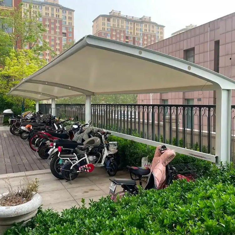 临海县膜结构电动车棚